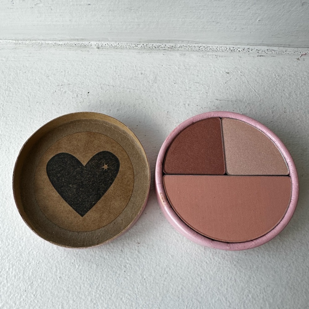 STILA Eye Shadow Duo Cheek Color Blush DOWN WITH LOVE seaonal S0KK-01 .32 oz HTF